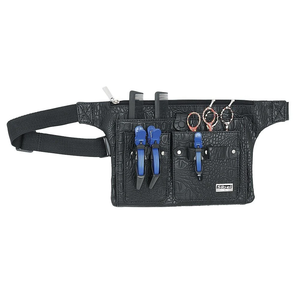 Sibel Croc Hair Tool Belt Black 1 Sibel Croc Hair Tool Belt Black