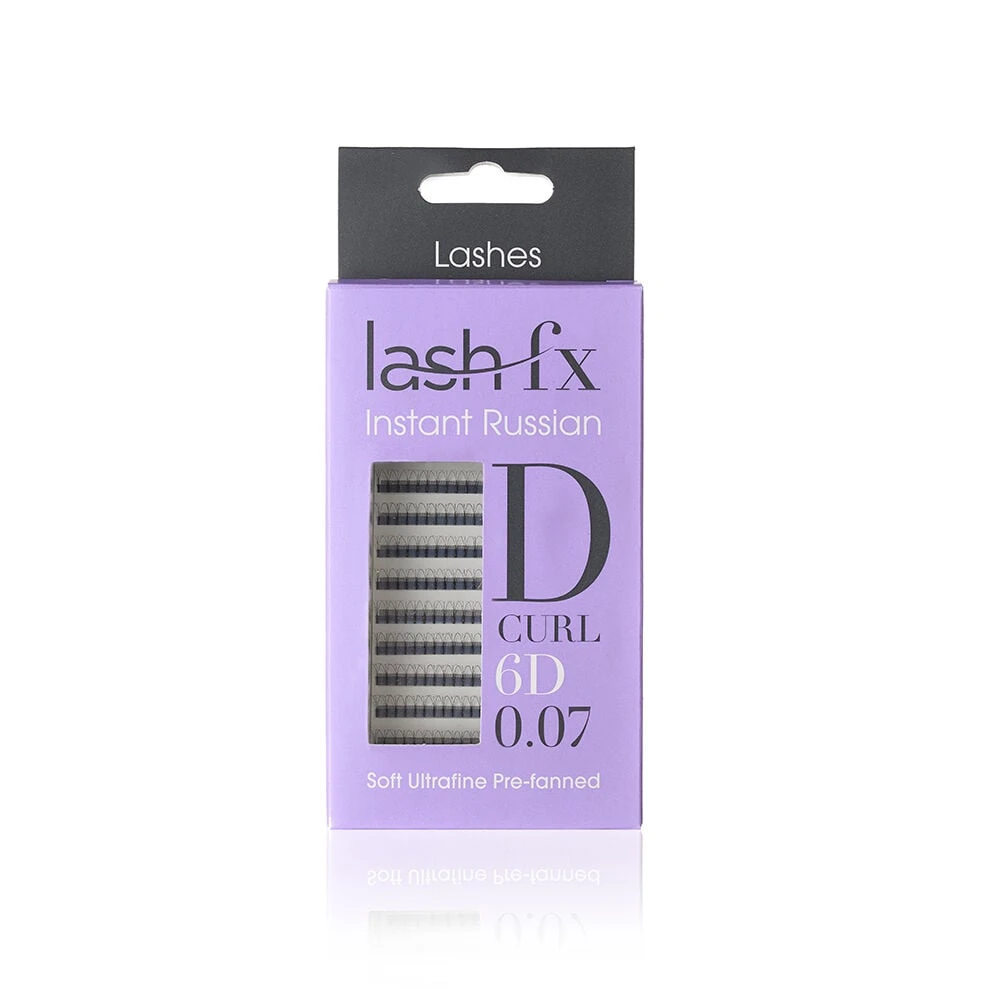 Lash FX Instant Russian Pre-Fanned Lashes 6D - C Curl 12mm 1 Lash FX Instant Russian Pre-Fanned Lashes 6D - C Curl 12mm