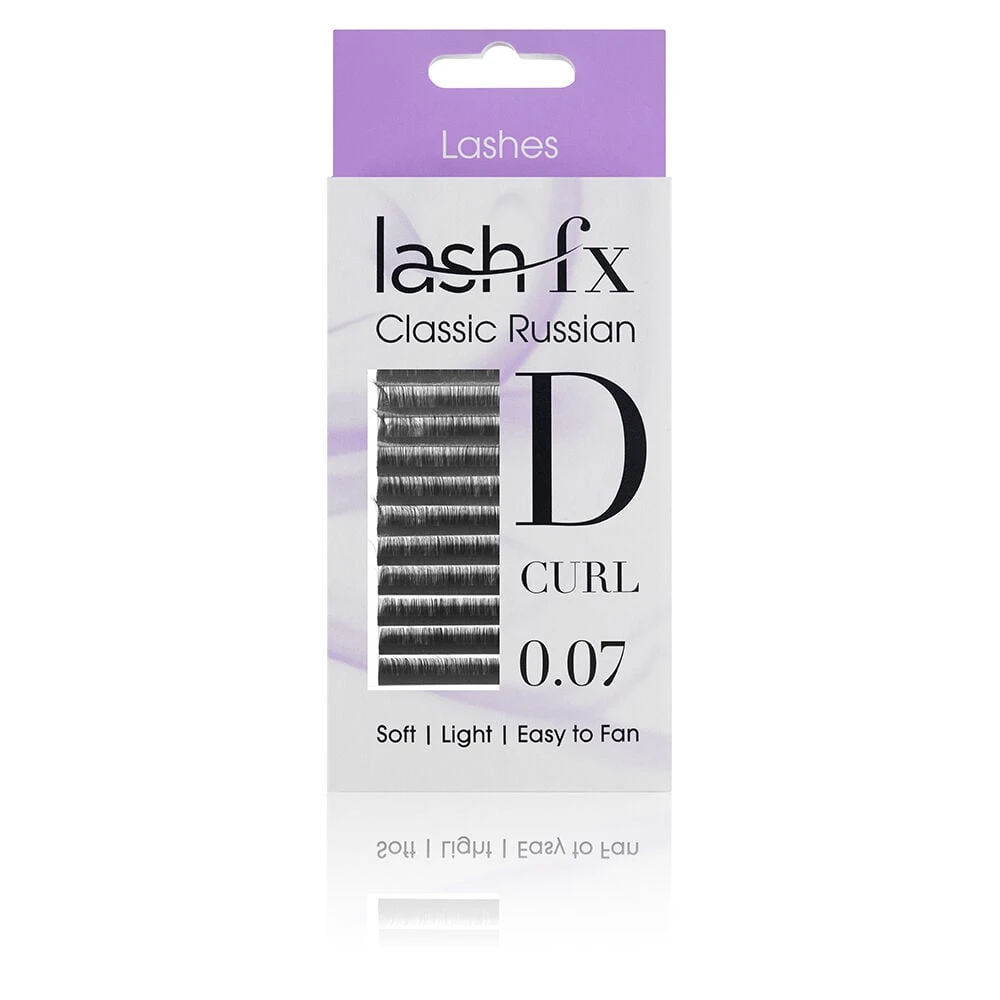 Lash FX Classic Russian Lashes D Curl 0.07 - 12mm 1 Lash FX Classic Russian Lashes D Curl 0.07 - 12mm