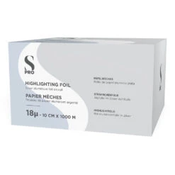 S-PRO Silver Aluminium Highlighting Foil, 18 Microns, 10cm X 1000m