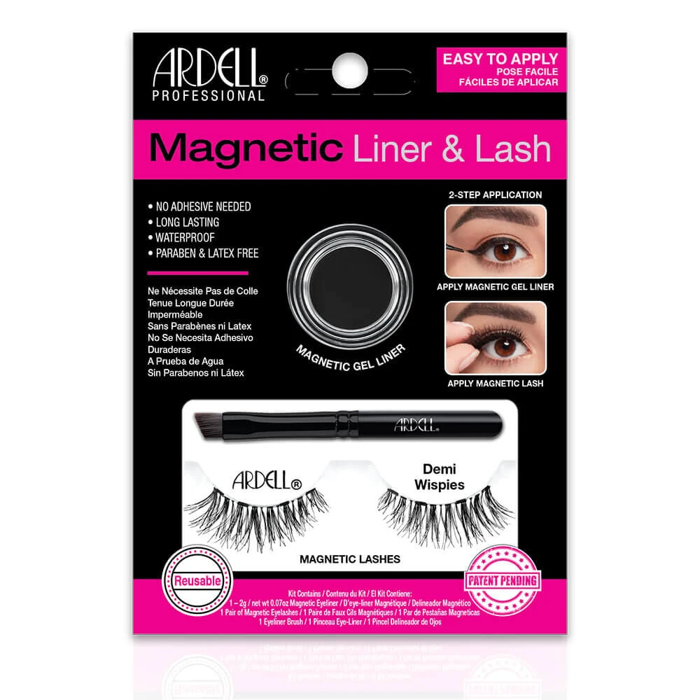 Ardell Magnetic Liner & Lash Kit - Demi Wispies 1 Ardell Magnetic Liner & Lash Kit - Demi Wispies