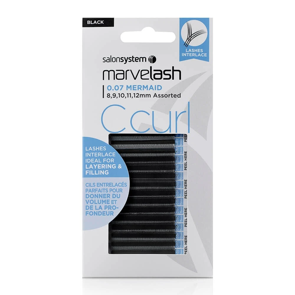 Marvelash C Curl 0.07, Mermaid, 8,9,10,11,12mm 1 Marvelash C Curl 0.07, Mermaid, 8,9,10,11,12mm