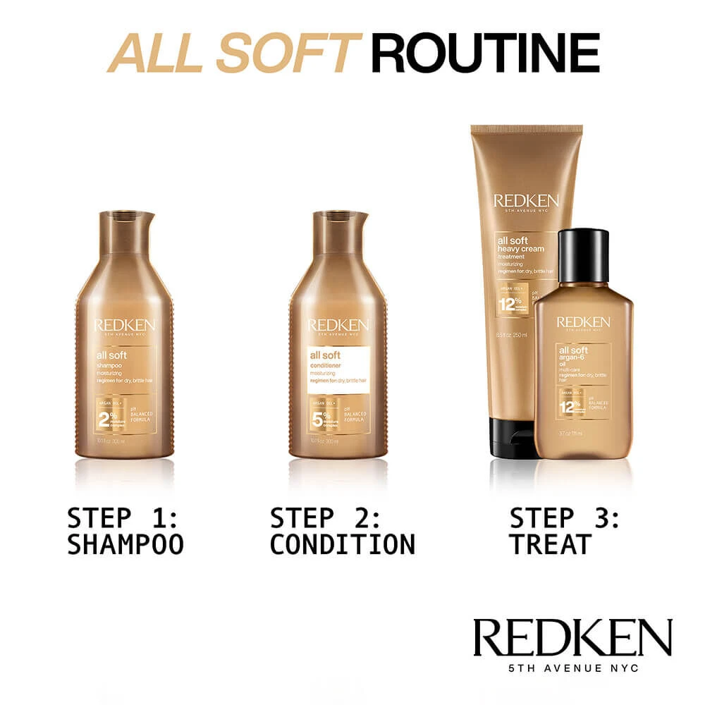 Redken All Soft Heavy Cream Treatment 250ml 5 Redken All Soft Heavy Cream Treatment 250ml - Image 5