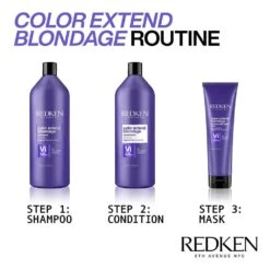 Redken Color Extend Blondage Shampoo 1000ml -Pro Beauty Care Shop 814274 5