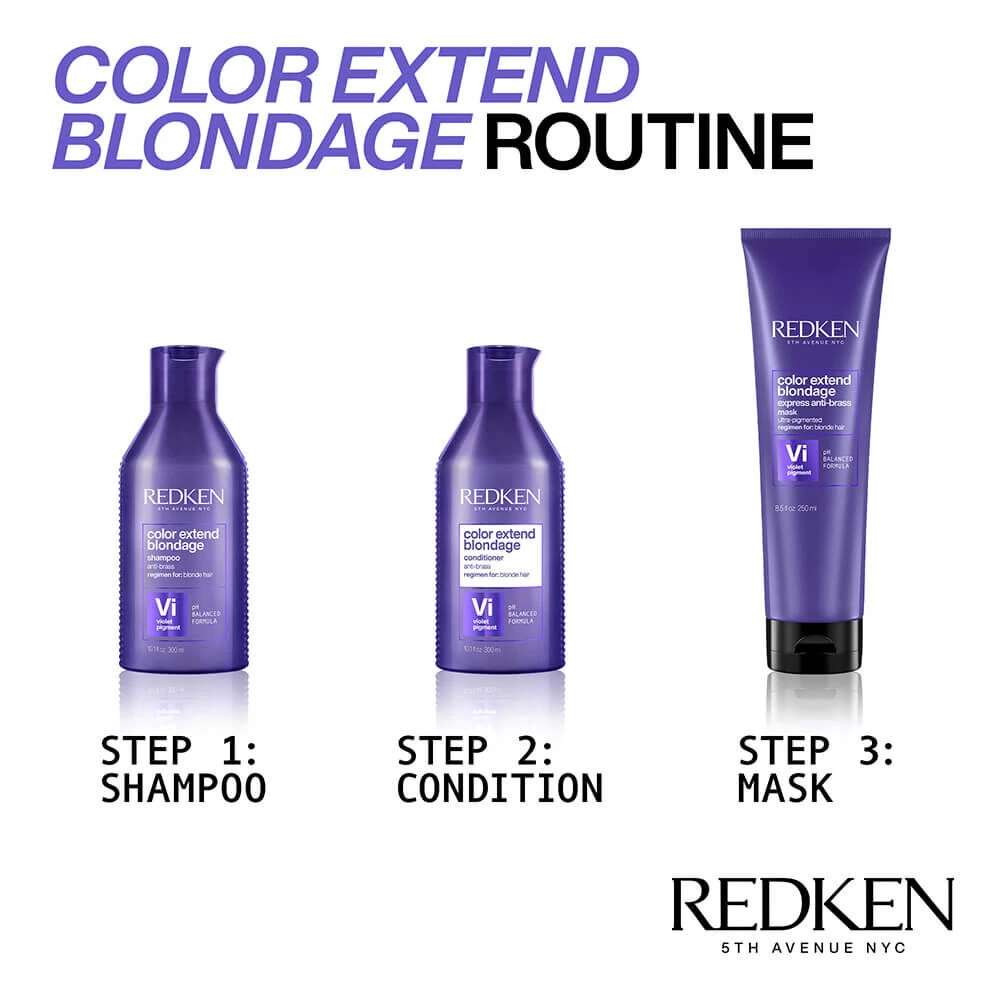 Redken Color Extend Blondage Express Anti-Brass Mask 250ml 6 Redken Color Extend Blondage Express Anti-Brass Mask 250ml - Image 6