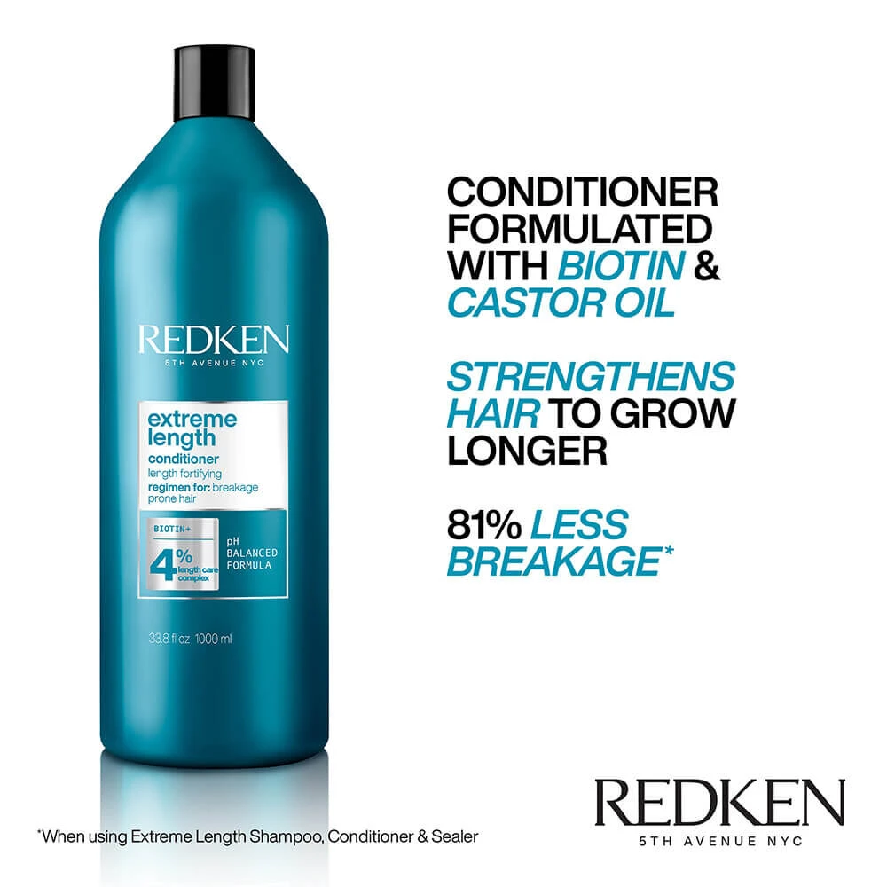 Redken Extreme Length Conditioner 1000ml 2 Redken Extreme Length Conditioner 1000ml - Image 2
