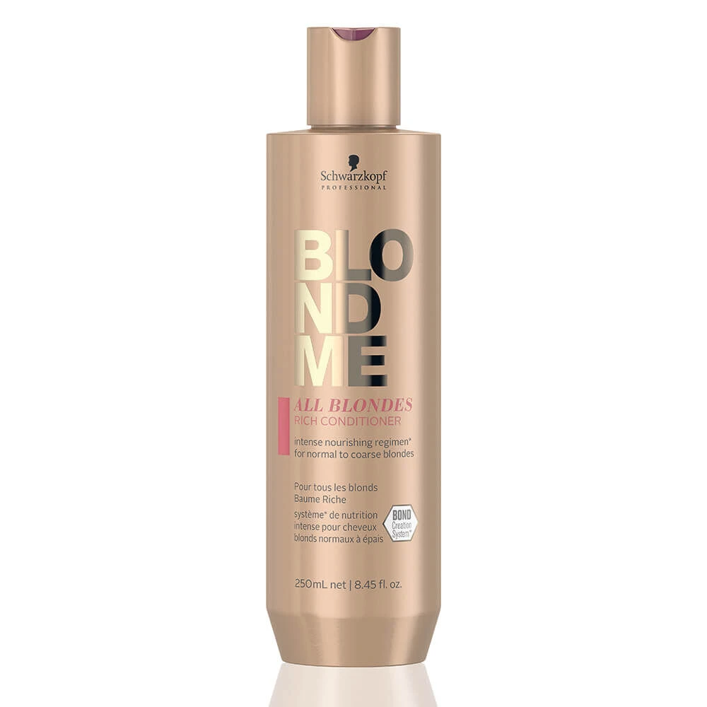 Schwarzkopf Professional BlondMe All Blondes Rich Conditioner 250ml 1 Schwarzkopf Professional BlondMe All Blondes Rich Conditioner 250ml
