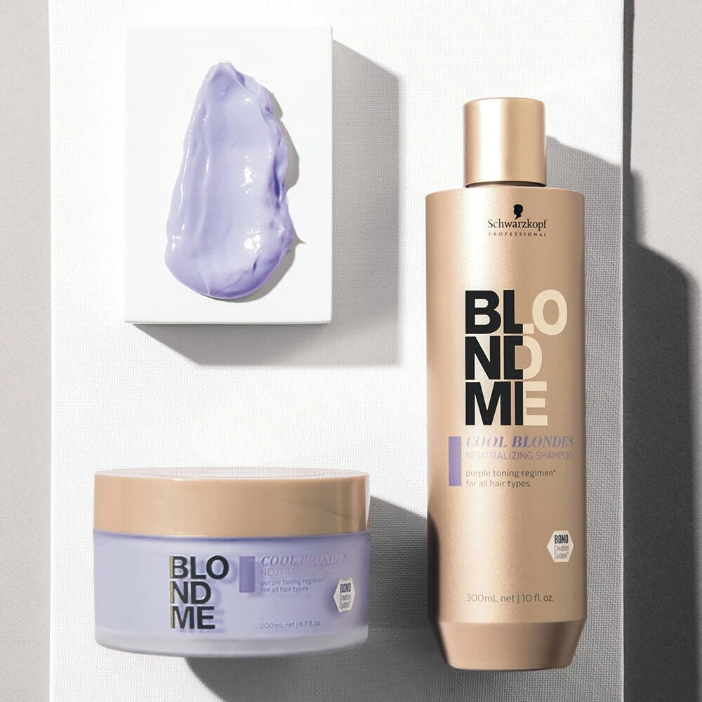 Schwarzkopf Professional BlondMe Cool Blondes Neutralizing Shampoo 300ml 3 Schwarzkopf Professional BlondMe Cool Blondes Neutralizing Shampoo 300ml - Image 3