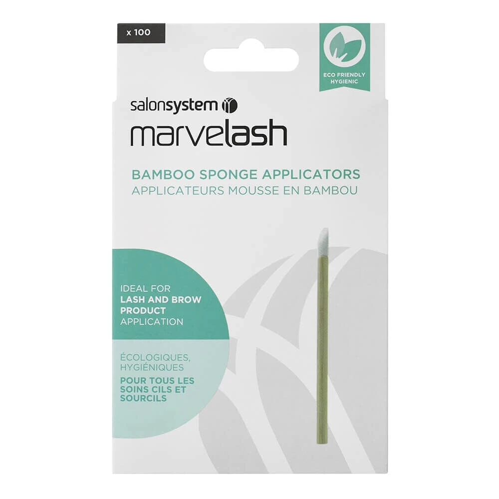 Marvelash Disposable Bamboo Sponge Applicators, Pack Of 100 1 Marvelash Disposable Bamboo Sponge Applicators, Pack Of 100
