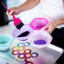 Framar Connect & Color Connecting Tint Bowls, Pack Of 7 -Pro Beauty Care Shop 815836 3