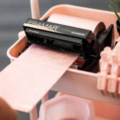 Framar Rosé All Day Hair Foil Roll, Medium Embossed, 320ft -Pro Beauty Care Shop 815840 2