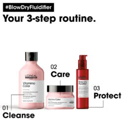 L'Oréal Professionel Serie Expert Blow-Dry Fluidifier 10-in-1 Shape Memory Leave-In Cream 150ml -Pro Beauty Care Shop 815998 3