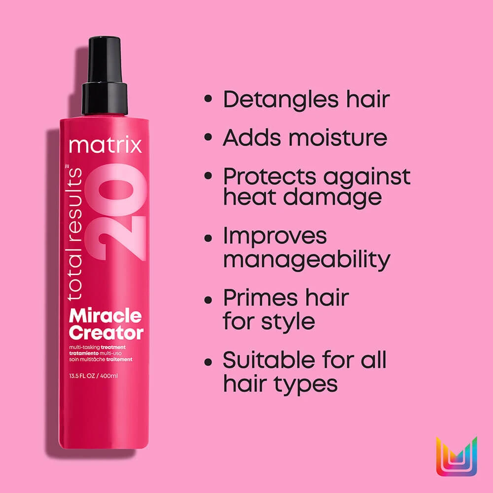Matrix Total Results Miracle Creator 20 Leave-In Multi-Benefit Spray For All Hair Types 190ml 2 Matrix Total Results Miracle Creator 20 Leave-In Multi-Benefit Spray For All Hair Types 190ml - Image 2