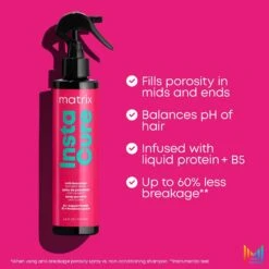 Matrix Total Results Instacure Anti-Breakage Porosity Spray For Damaged Hair 200ml -Pro Beauty Care Shop 816713 2
