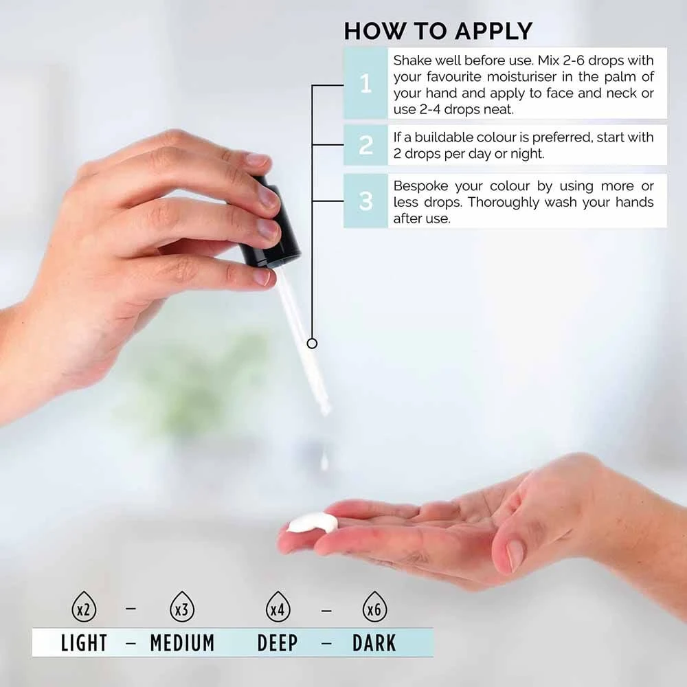 Sienna X Self Tan Concentrated Serum Drops 30ml 2 Sienna X Self Tan Concentrated Serum Drops 30ml - Image 2