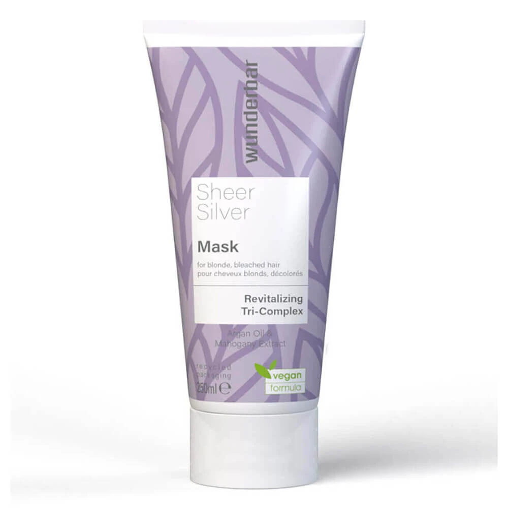 Wunderbar Vegan Sheer Silver Colour Protect Mask 250ml 1 Wunderbar Vegan Sheer Silver Colour Protect Mask 250ml