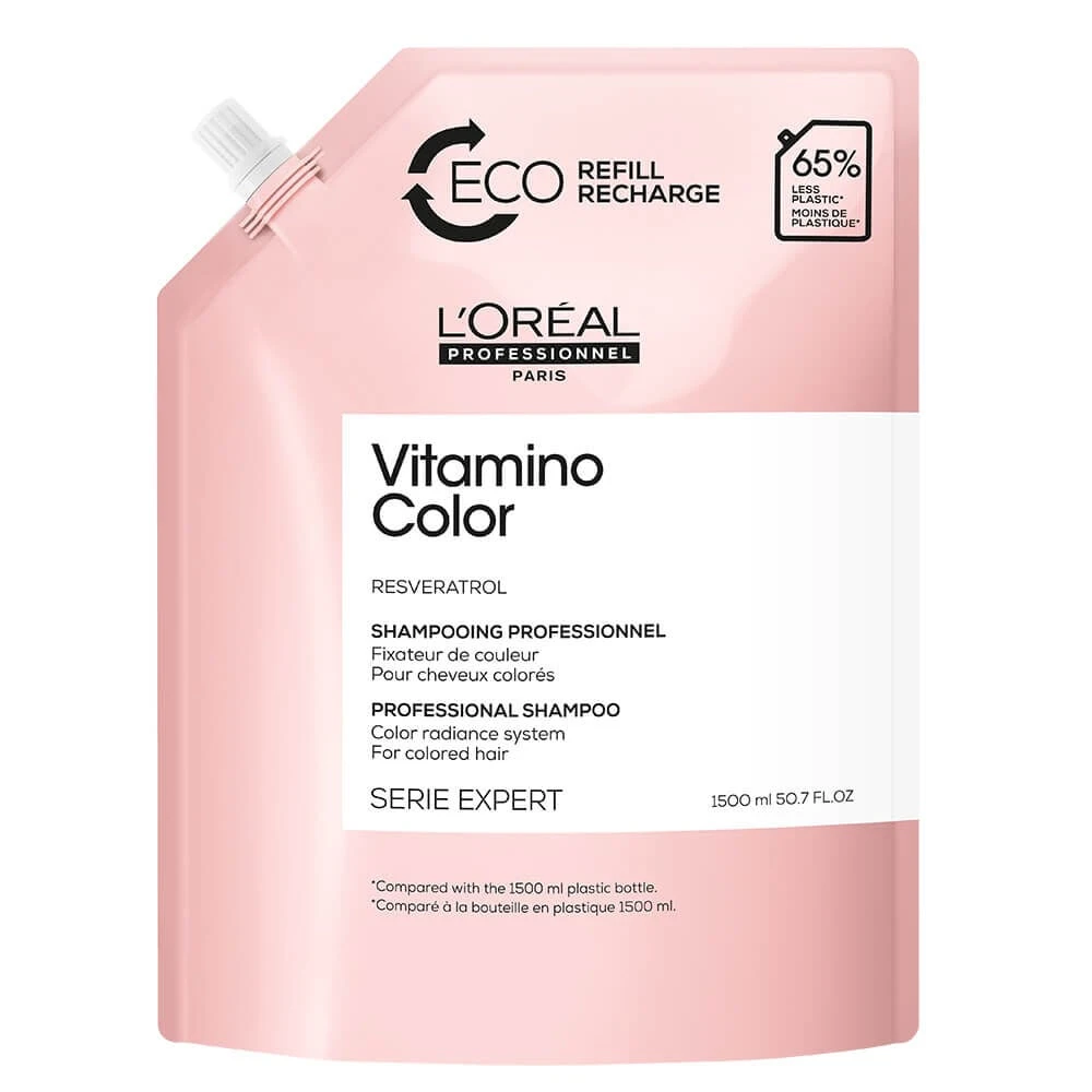 L'Oréal Professionnel Serie Expert Vitamino Color Professional Shampoo Refill 1500ml 1 L'Oréal Professionnel Serie Expert Vitamino Color Professional Shampoo Refill 1500ml
