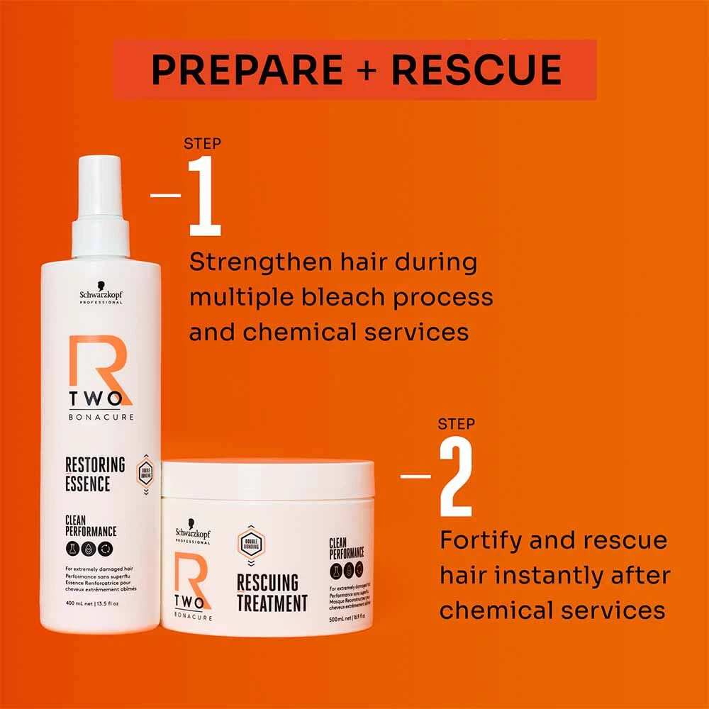 Schwarzkopf Professional Bonacure R-TWO Restoring Essence 400ml 2 Schwarzkopf Professional Bonacure R-TWO Restoring Essence 400ml - Image 2