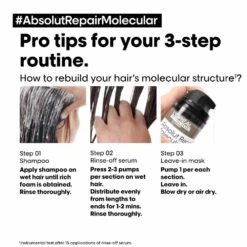 L'Oréal Professionnel Serie Expert Absolut Repair Molecular Leave-In Cream 100ml -Pro Beauty Care Shop 818703 7